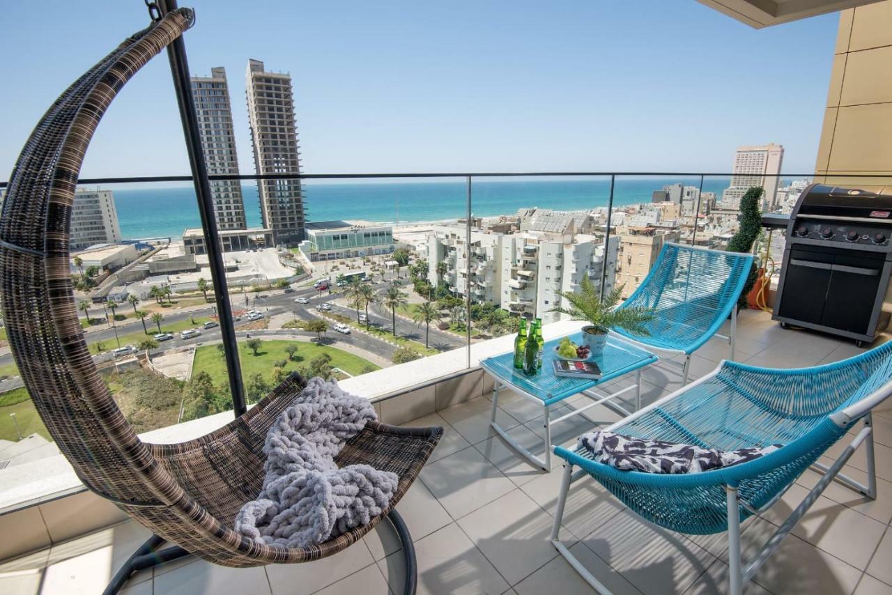Bat Yam Luxery 5Br Sea View Suite Luaran gambar